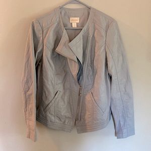Chico’s Leather Jacket
